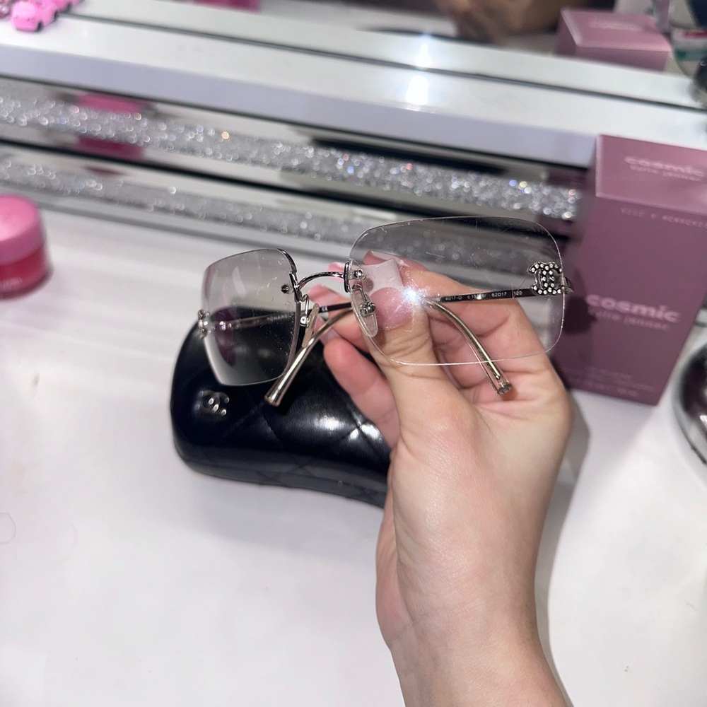 Chanel Swavroski Crystal Vintage Sunglasses